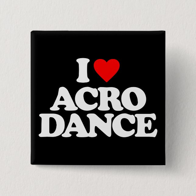 CHAPA CUADRADA AMO DANZA DE ACRO (Anverso)