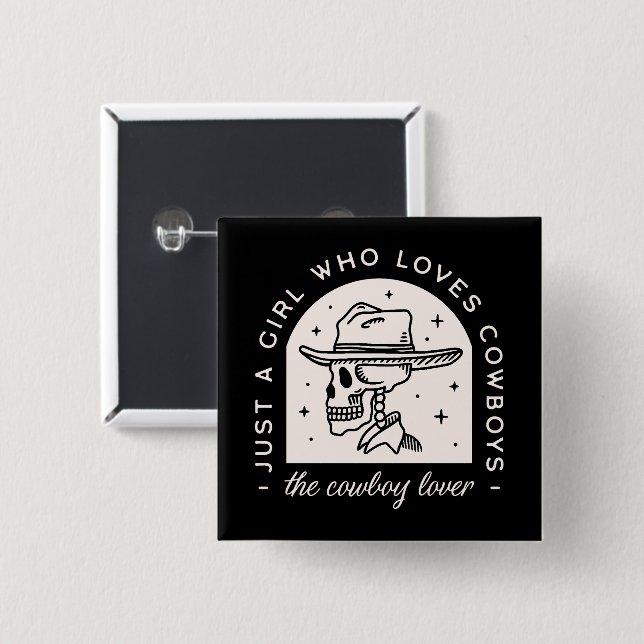 Chapa Cuadrada Amo de los vacunos romance oscuro occidental (Anverso y reverso)