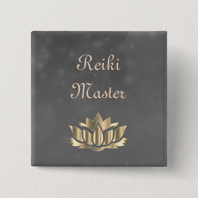 Chapa Cuadrada Amo de Reiki (Anverso)