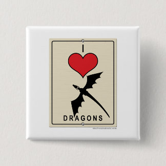 Chapa Cuadrada Amo dragones