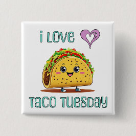 Chapa Cuadrada Amo el Martes de Taco