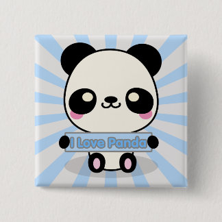 Chapa Cuadrada Amo la panda