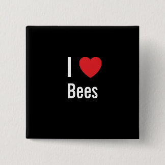 Chapa Cuadrada Amo las abejas