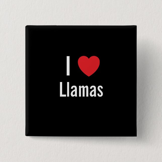 Chapa Cuadrada Amo las Llamas (Anverso)