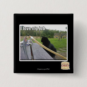 Chapa Cuadrada Amo mi trabajo