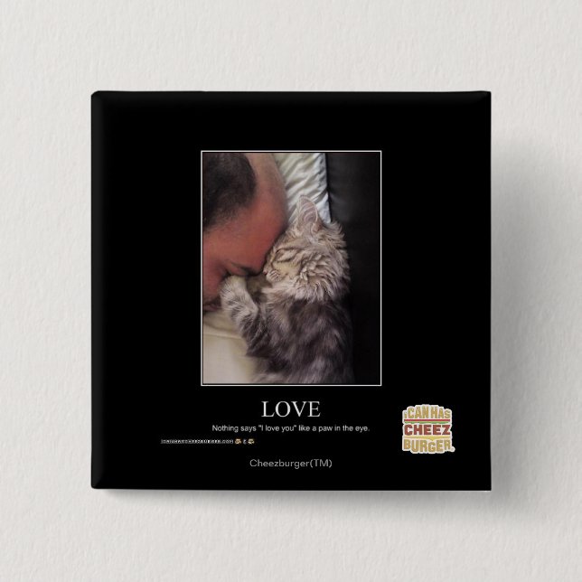 Chapa Cuadrada Amor (Anverso)