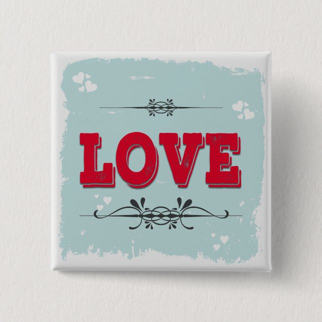 Chapa Cuadrada Amor (Anverso)