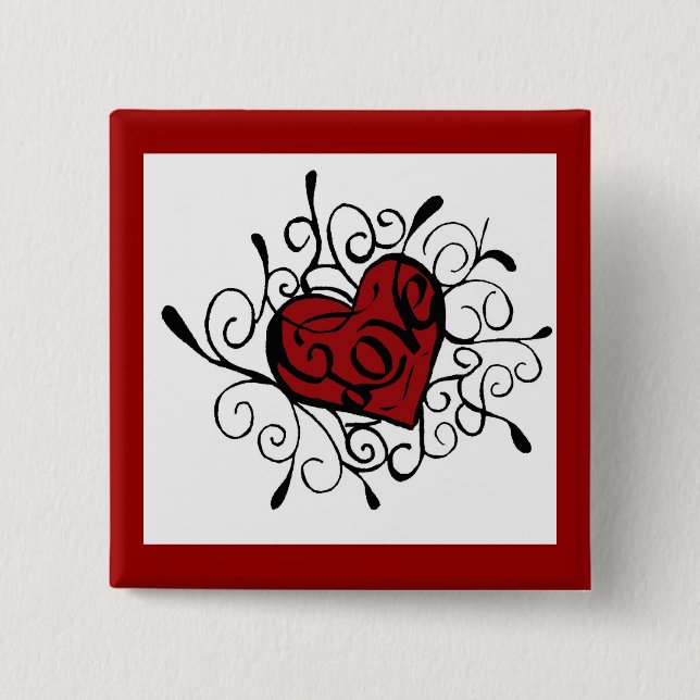 Chapa Cuadrada amor (Anverso)