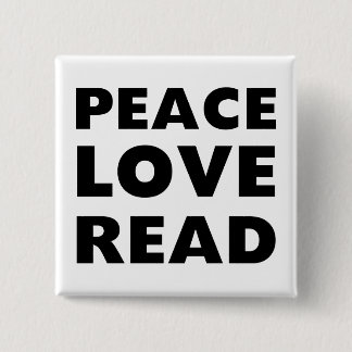 Chapa Cuadrada Amor de la paz leído