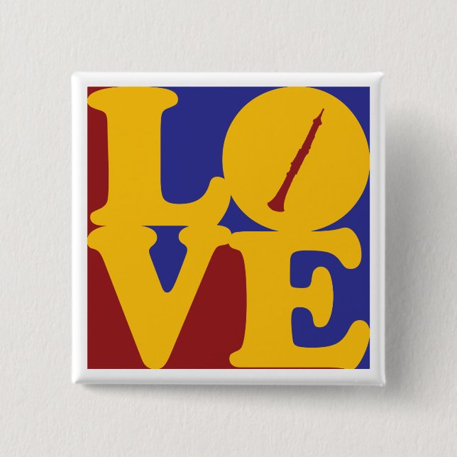 Chapa Cuadrada Amor de Oboe (Anverso)