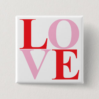 Chapa Cuadrada AMOR del arte pop
