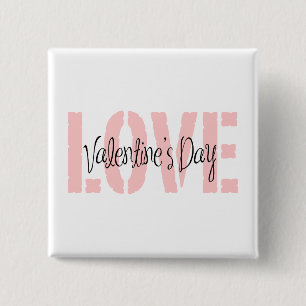 Chapa Cuadrada Amor el día de San Valentín