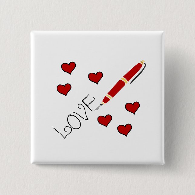 Chapa Cuadrada Amor (escritura) (Anverso)