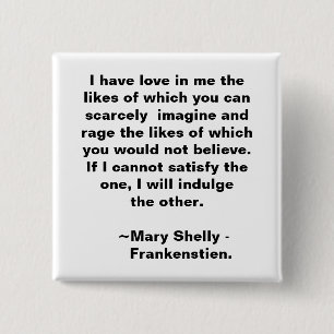 Chapa Cuadrada Amor y rabia