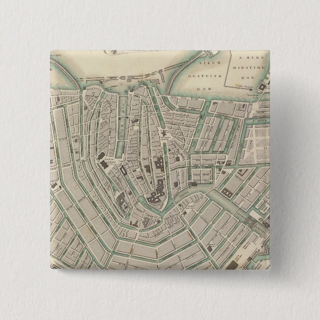 Chapa Cuadrada Ámsterdam 2 (Anverso)