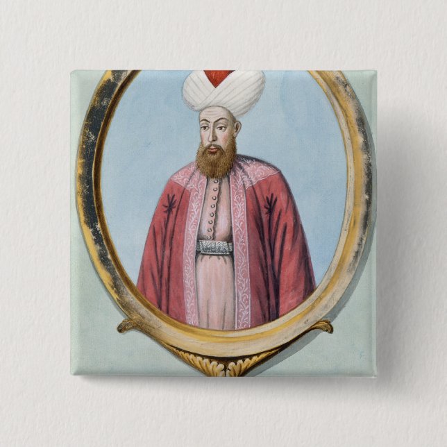 Chapa Cuadrada Amurath (Murad) I (1319-89), sultán 1359-89, de (Anverso)