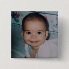 Chapa Cuadrada Añadir su propia foto