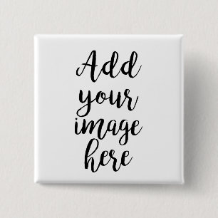 Chapa Cuadrada Añadir un distintivo cuadrado personalizable de im