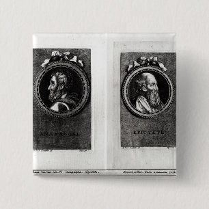 Chapa Cuadrada Anaxagorus y Epictetus