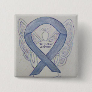 Chapa Cuadrada Ancianos de edad avanzada Concienciación sobre el 