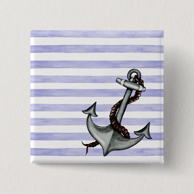 Chapa Cuadrada Ancla del barco náutico (Anverso)