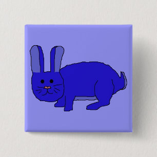 Chapa Cuadrada Anclaje indigo Bunny