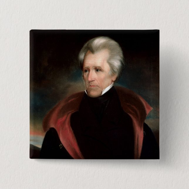 Chapa Cuadrada Andrew Jackson (Anverso)