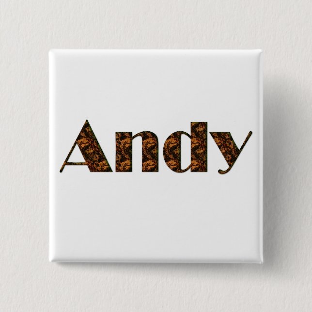Chapa Cuadrada Andy Name-Branded Gift Item (Anverso)