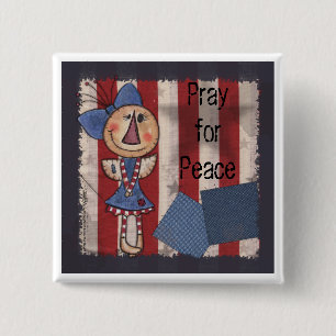 Chapa Cuadrada Ángel Americano Primitivo