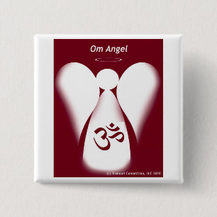 Chapa Cuadrada Ángel de OM