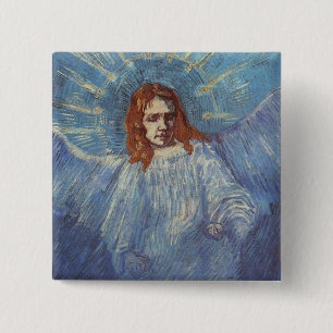 Chapa Cuadrada Ángel de Vincent van Gogh