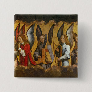 Chapa Cuadrada Ángeles que tocan los instrumentos musicales