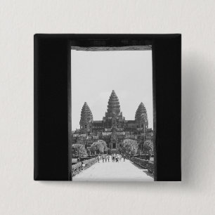 Chapa Cuadrada Angkor Camboya, vista de la puerta de Angkor Wat 2