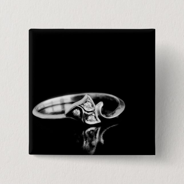 Chapa Cuadrada Anillo dorado (Anverso)