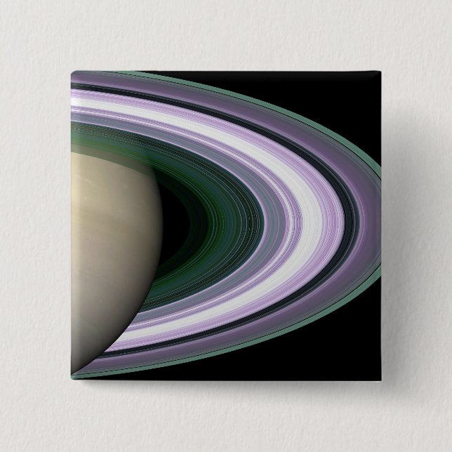 Chapa Cuadrada Anillos de Saturno (Anverso)