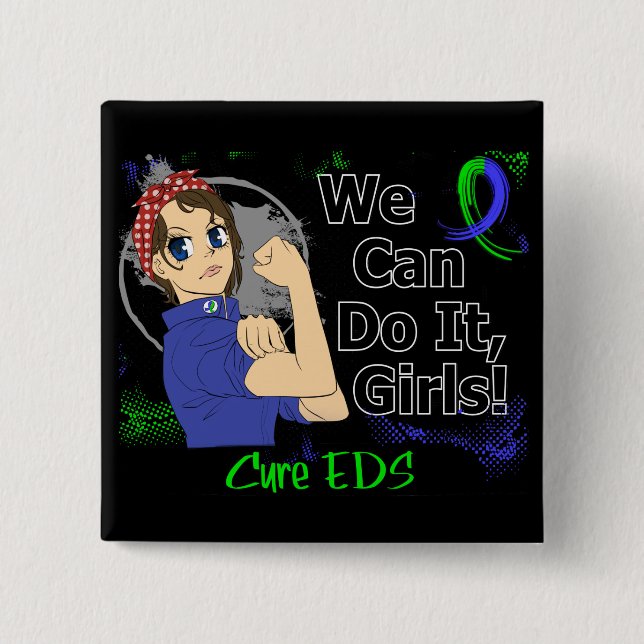 Chapa Cuadrada Animado WCDI EDS de Rosie (Anverso)