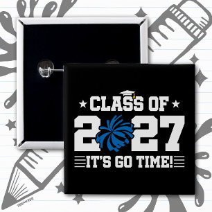 Chapa Cuadrada Animar Porristas Graduación Clase Superior 2027