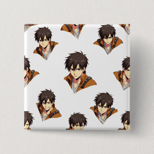 CHAPA CUADRADA ANIME BUTTON