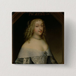 Chapa Cuadrada Anne de Gonzaga princesa Palatine