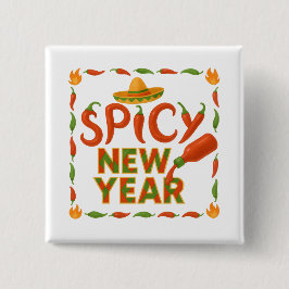 Chapa Cuadrada Año Nuevo Picante