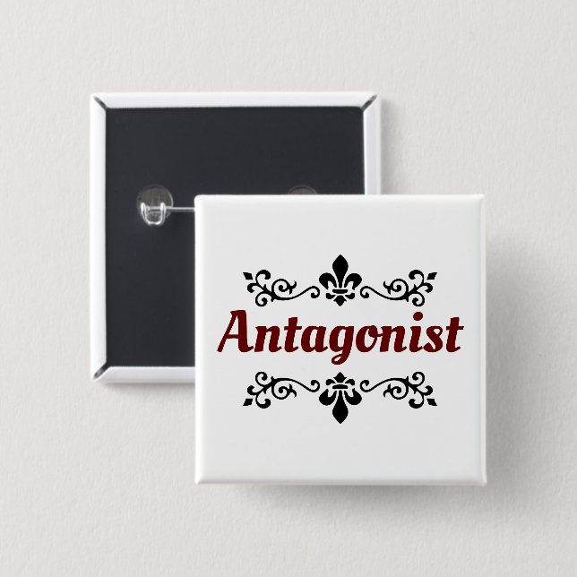 Chapa Cuadrada Antagonista (Anverso y reverso)