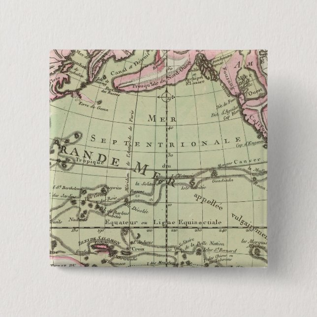 Chapa Cuadrada Antártida (Anverso)