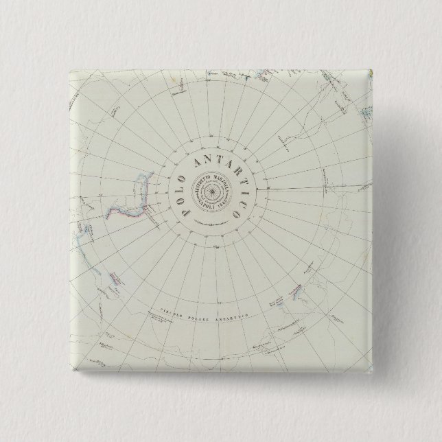 Chapa Cuadrada Antártida (Anverso)