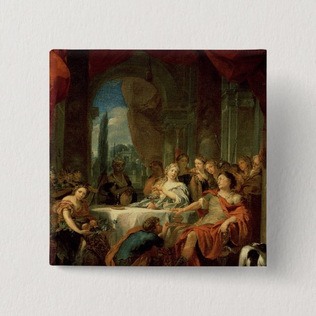 Chapa Cuadrada Anthony y Cleopatra (Anverso)