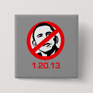 Chapa Cuadrada Anti-Obama - 1.20.13