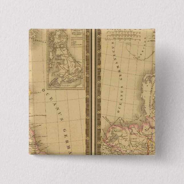 Chapa Cuadrada Antigua Europa 2 (Anverso)