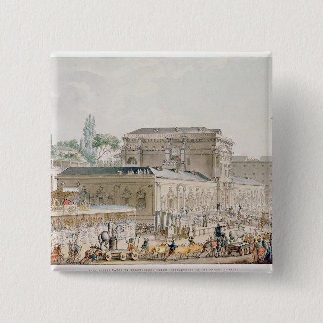 Chapa Cuadrada Antigüedades encontradas en Herculano (Anverso)