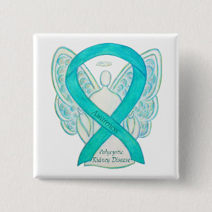 Chapa Cuadrada Anuncio de la enfermedad renal poliquística Ángel 