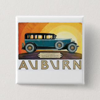 Chapa Cuadrada Anuncio de Sunburst de Auburn Motors