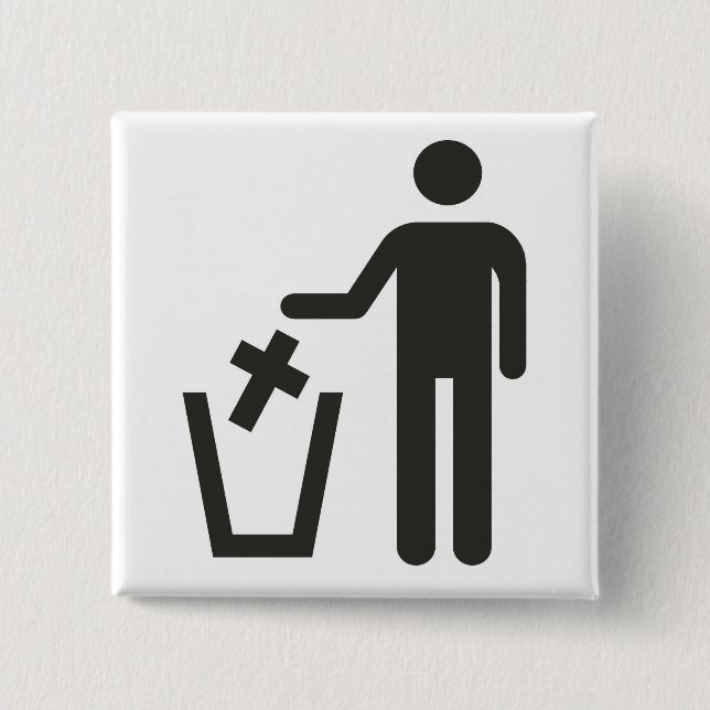 Chapa Cuadrada Apostalidad (Anverso)